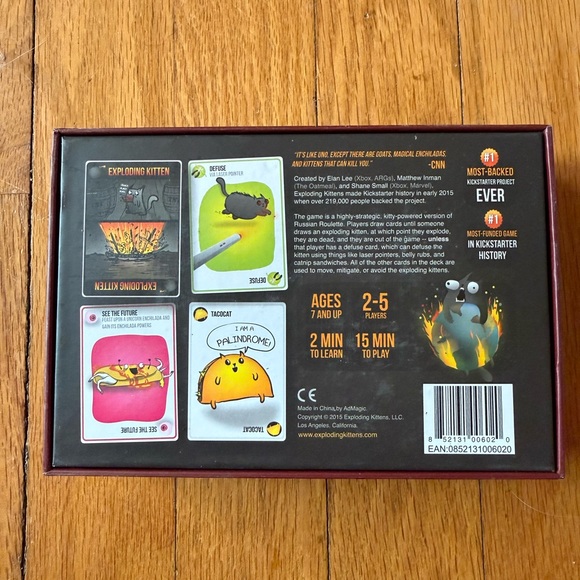 Exploding Kittens Card Game - Picture 2 of 2
